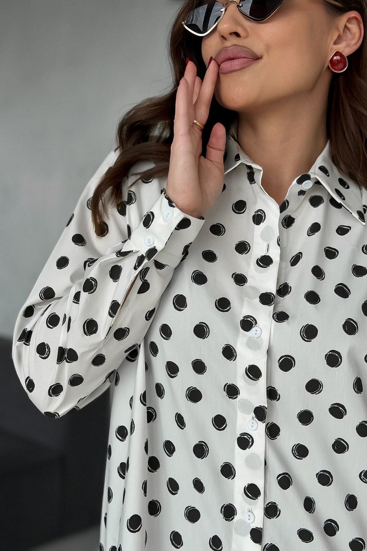 Koszula TND #M194 belyj