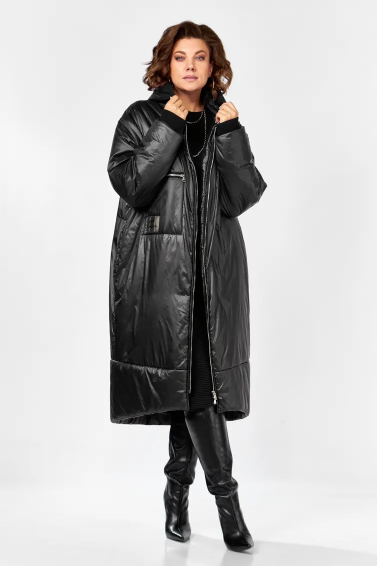 Coat LS #5018/1 chernyj
