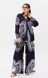 Trousers Anelli Laurel 1514.2 mramornye bryuki