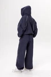 Trousers Pirs #6533 sinij s logo