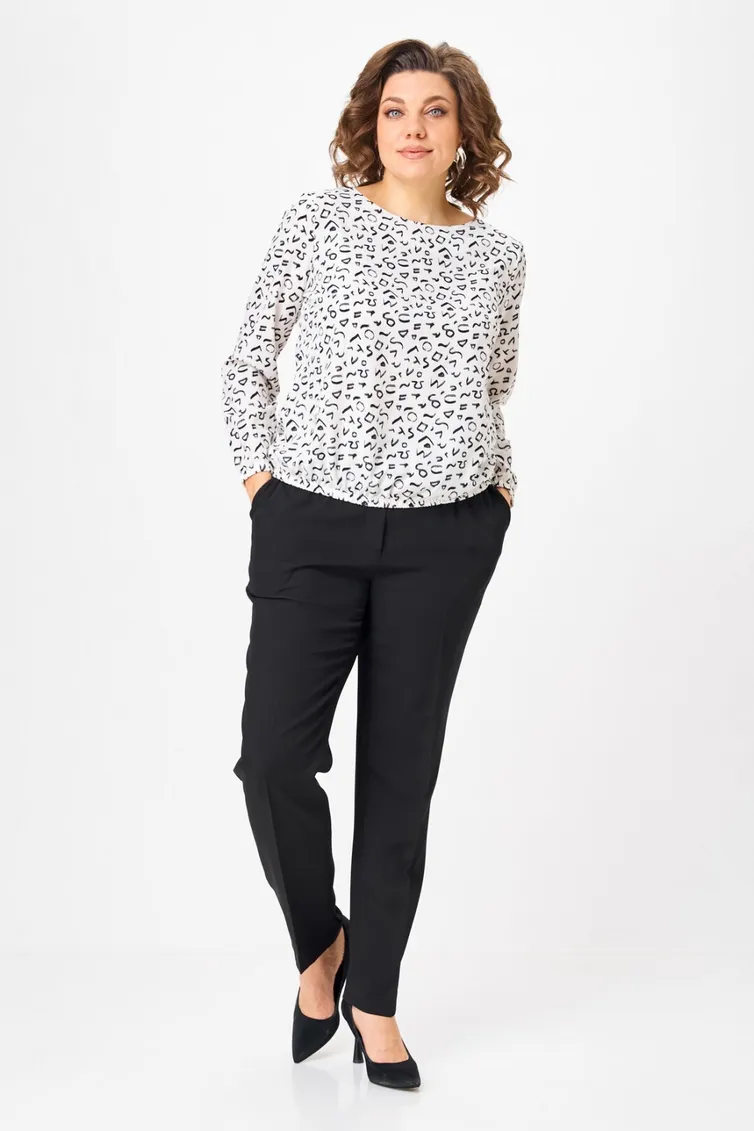 Blouse Abbi #4027 belyj