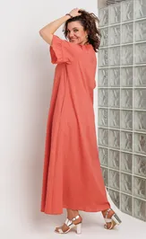 Платье BegiModa 1066 коралл