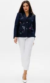 Suit Ma Cherie 3147 temno-sinij+belyj