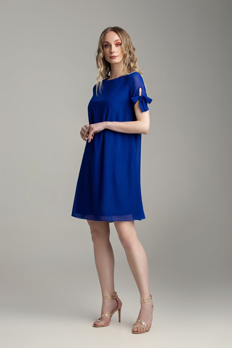 Dress MARIKA #423 sinij