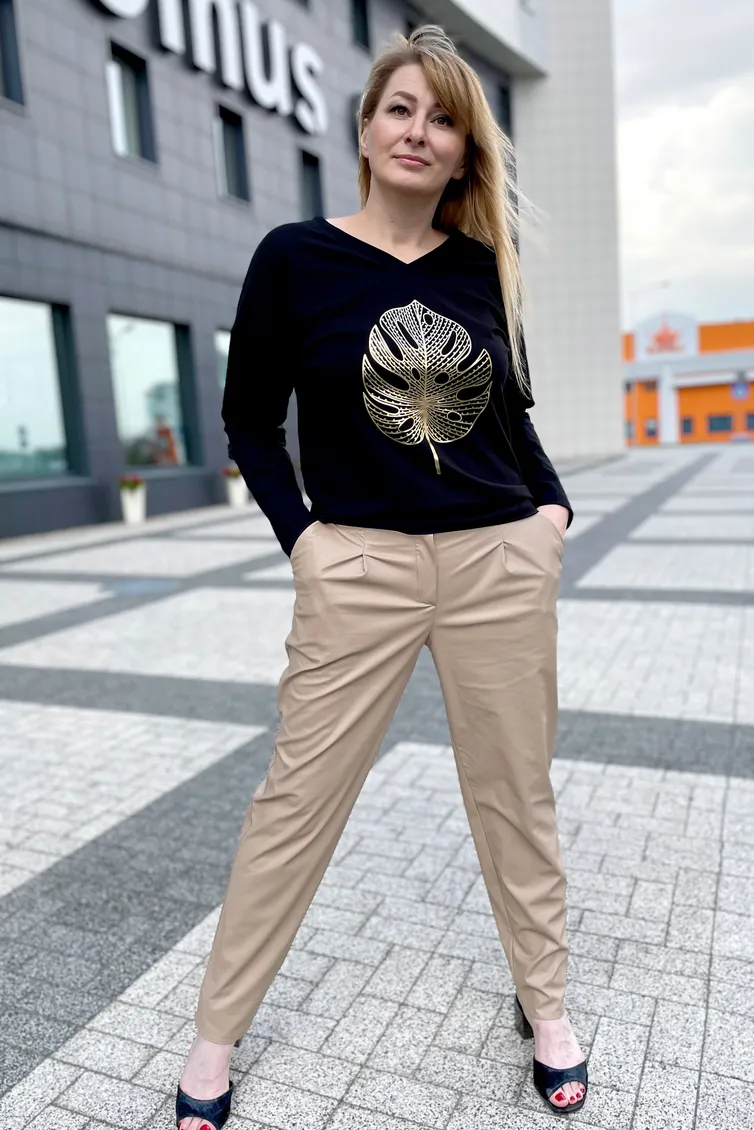Spodnie Rumoda #2154 bezhevyj
