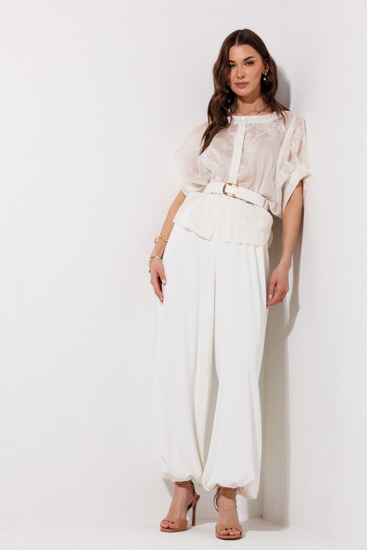 Блузка Люше арт. 4382 молоко