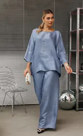 Костюм Anastasia 1228.1 голубой жемчуг