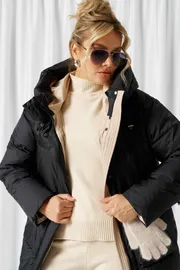 Coat Beautiful & Free #1019 chernyj