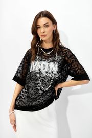 Блуза Люше арт. 4351 черный