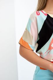 Блуза TOOK A LOOK & Angelika арт. ТБ-300к абстракция