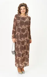 Dress Aira Style 24430 kapuchino