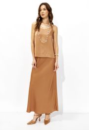 Юбка Люше арт. 4339 коричневый