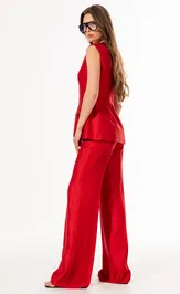 Trousers SILVERSPICE S-3634 krasnyj