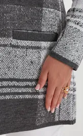 Sweter BONADI 2243 seryj