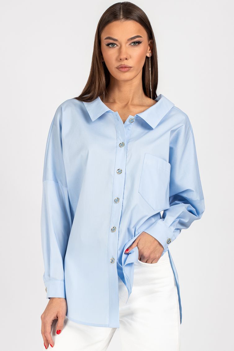 Blouse VIZAVI #727 goluboj
