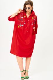 Платье SOVA арт. 11318 красный