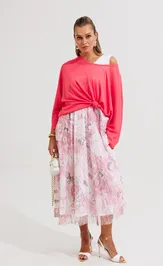 Zestaw Anastasia 1375 belyj+korall