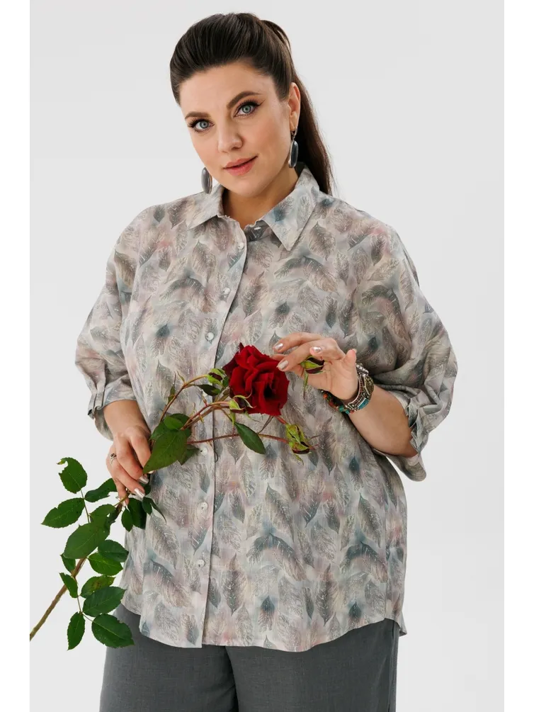 Костюм Anelli Laurel арт. 1465 перья+базальтово-серый