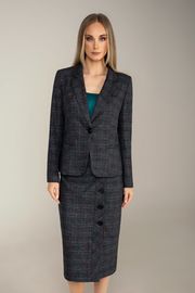 Suit MARIKA #429 t. seryj v kletku