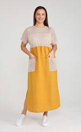 Sukienka BONADI 1964 oxra