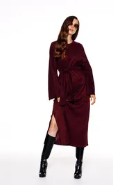 Sukienka Elletto Life 11160 bordo