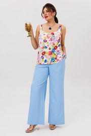 Брюки Anelli Laurel арт. 1702.1 голубая гортензия