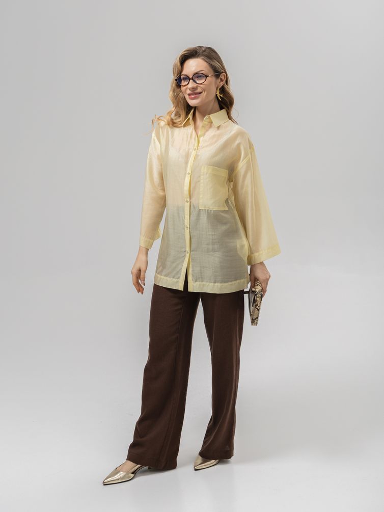 Блузка Romgil арт. РТ0159-ВИ4 сливочный