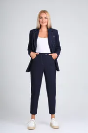 Garnitur Vilena-fashion #725 temno-sinij
