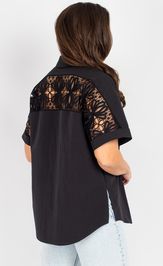 Blouse VIZAVI 724 chernyj