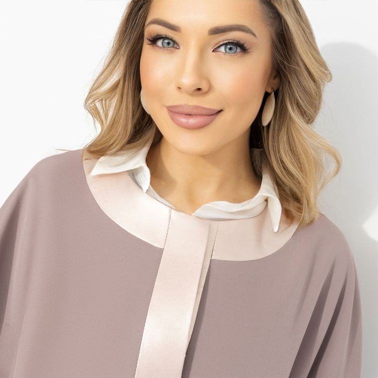 Жакет CHARUTTI арт. Яркий эффект (вереск, с поясом)