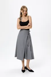 Spódnica Pirs #6302 seryj