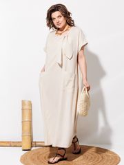 Dress Anastasia MAK #1326 bezhevyj
