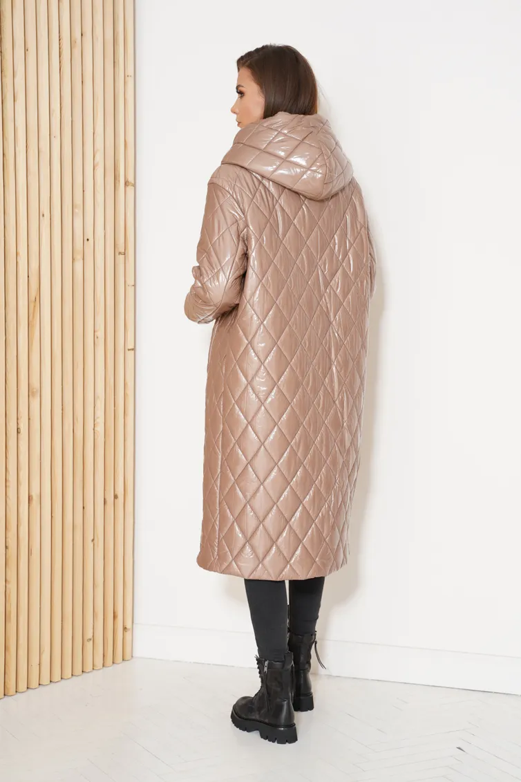 Coat Fantazia Mod #3779 bezh