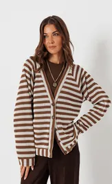 Sweter Люше 4467 korichnevyj