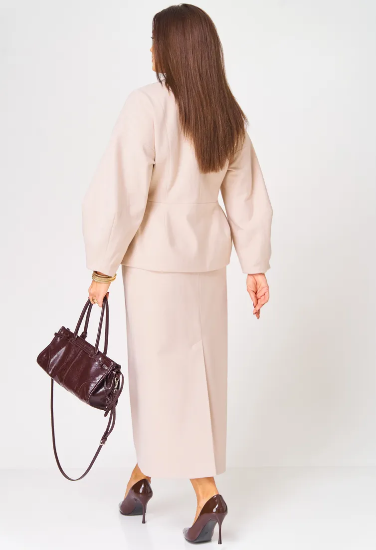 Spódnica V&N fashion #1049_bezhevyj
