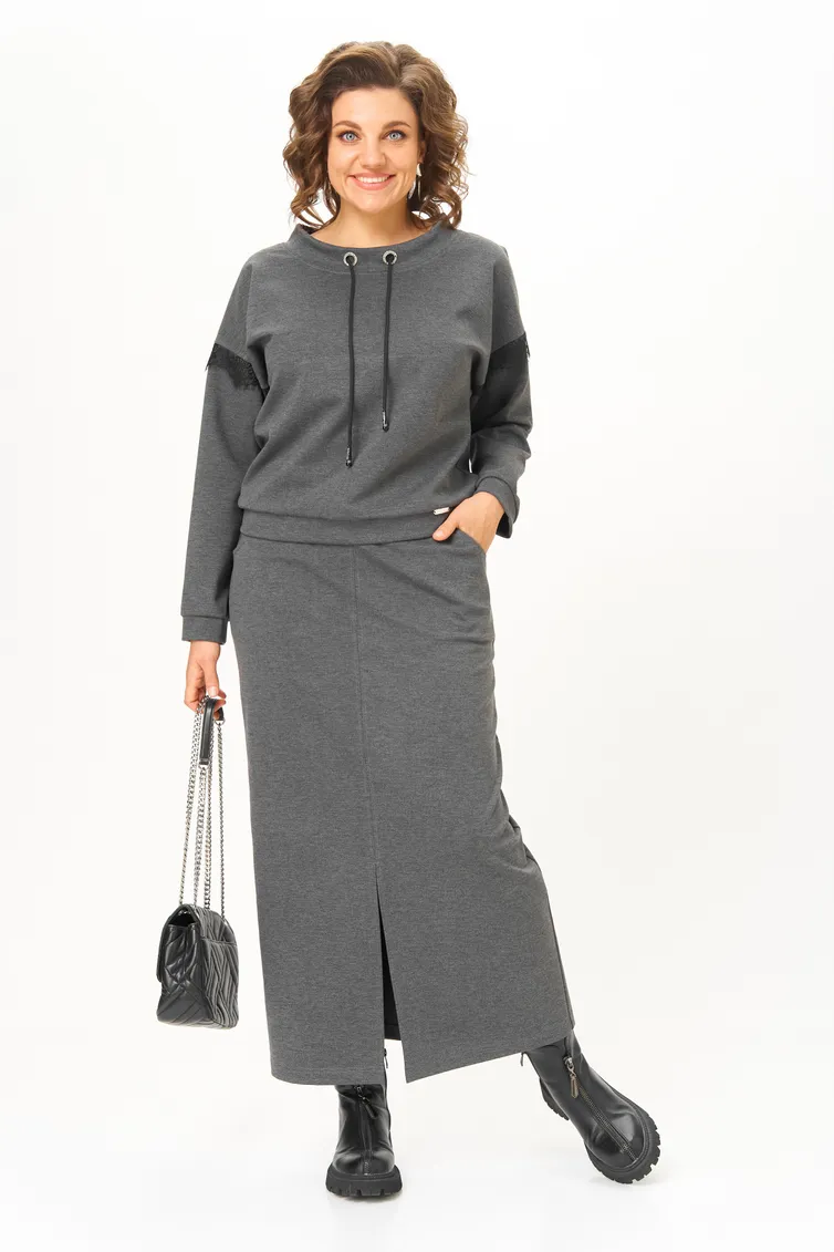 Костюм Michel Chic арт. 1444 графитовый