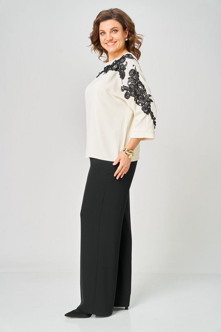 Комплект Rumoda арт. 2278 дл.р. молочный-черный