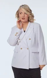 Костюм OVERYOU 244/1 белый с черным