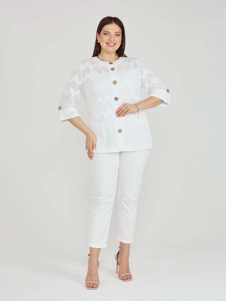 Кардиган BONADI арт. 2187 белый