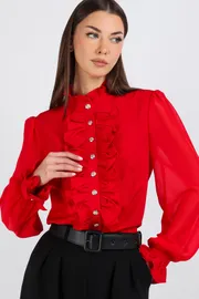 Blouse VIZAVI #750 krasnyj