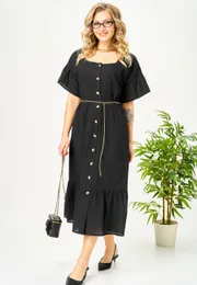 Dress Ava fashion #M-189 chernyj