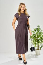 Платье Ava fashion арт. М-199 баклажановый