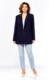 Жакет Ольга Стиль С986 темно-син