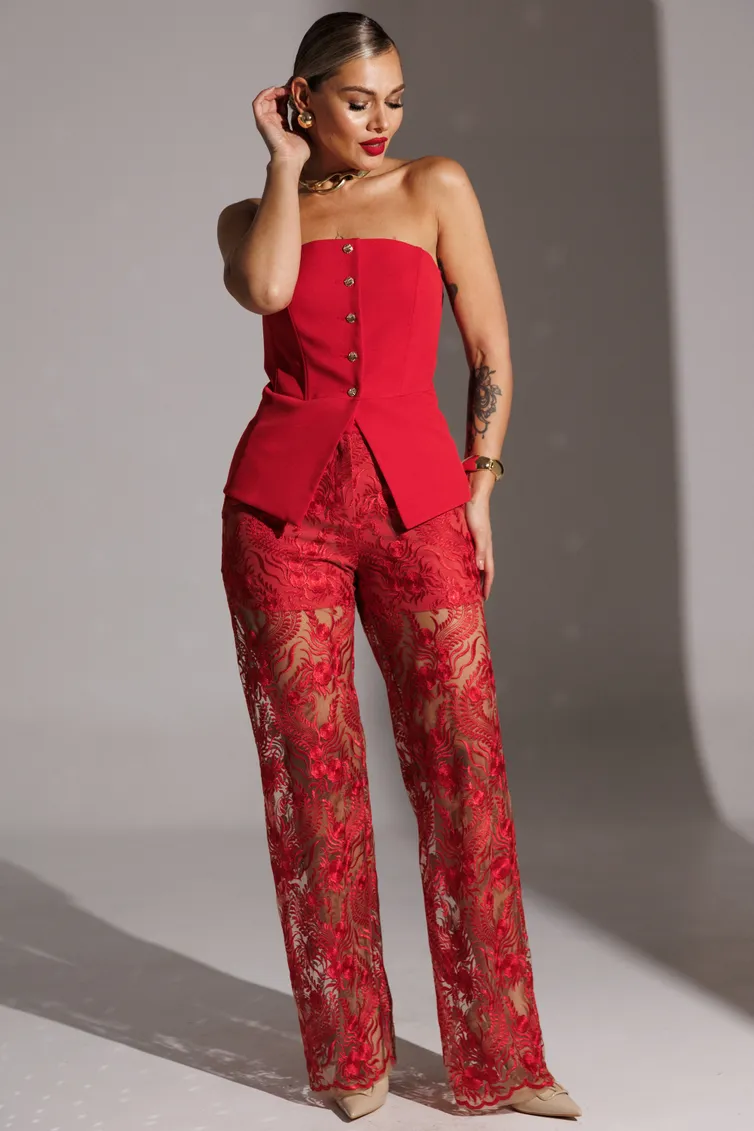 Spodnie Moda Urs #25-2953br-kr
