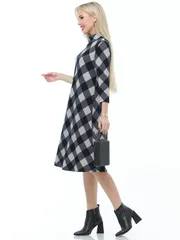 Sukienka DS Trend #P-4685 (Osobenno aktualno, kletka)
