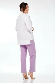 Zestaw Vilena-fashion #954 belyj+lavanda