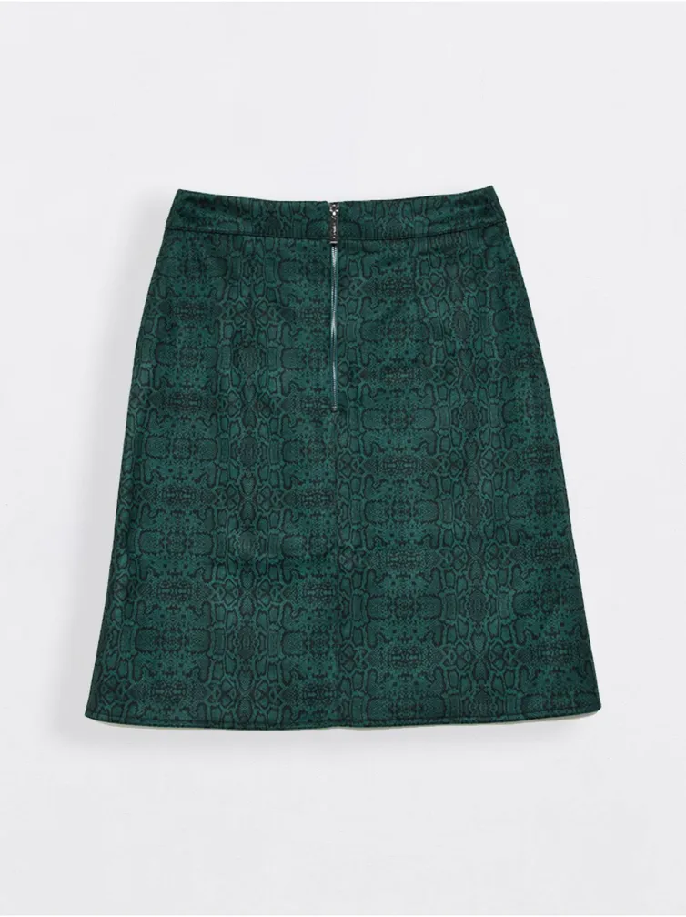 Юбка Conte Elegant арт. 19С-875ТСП green snake 170