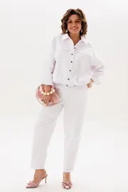 Trousers Anelli Laurel #1853 chetkij belyj