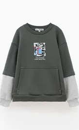 Джемперы Bell Bimbo 252080 серо-зеленый