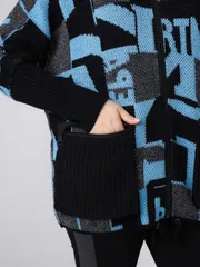 Sweter BONADI #1807 goluboj